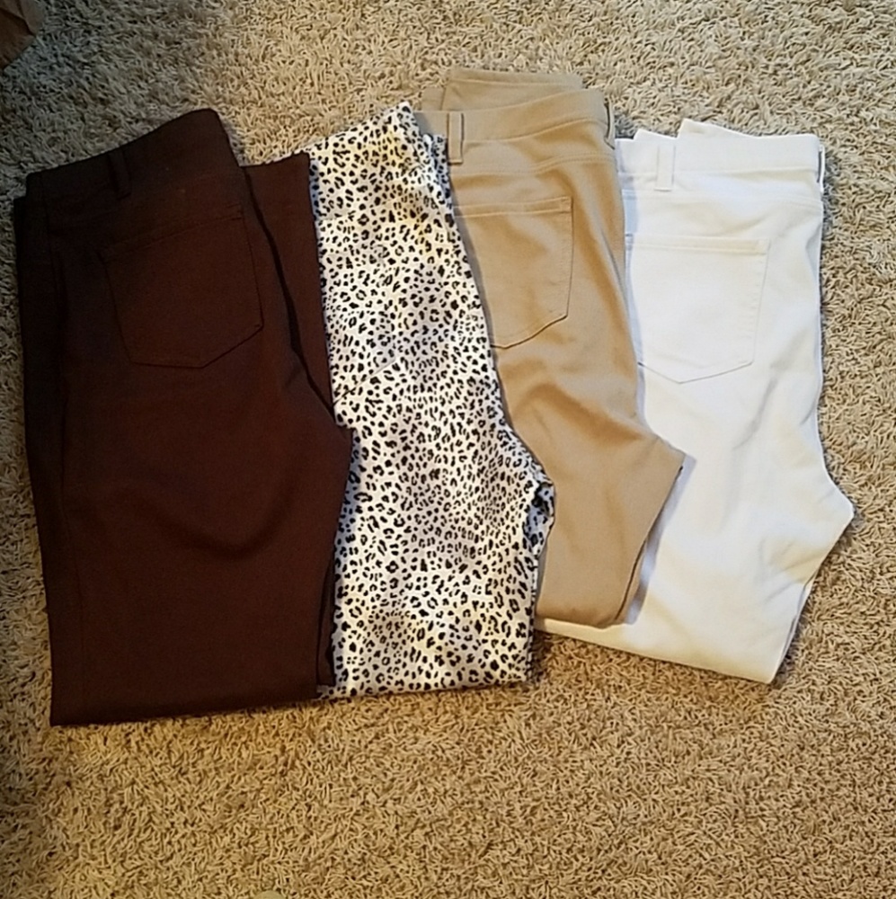 Jeggings white